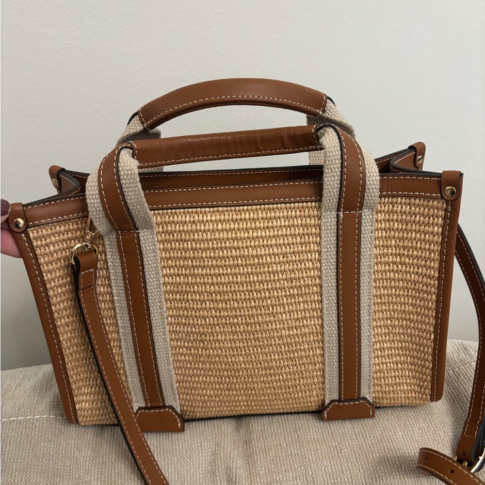 Chic Tan and Brown Women's Tote Bag